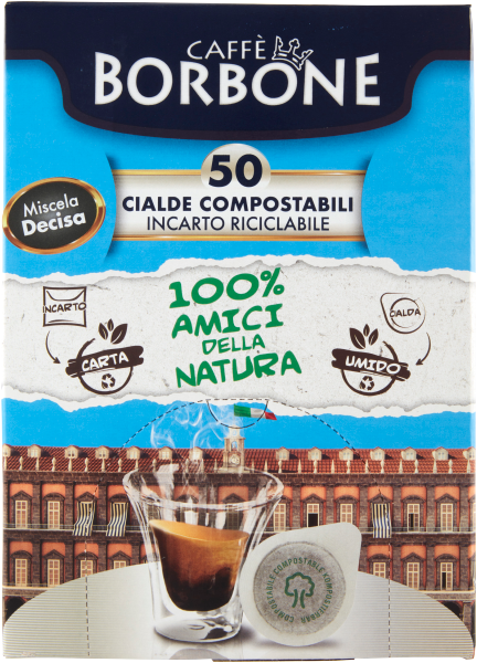 Caffe Borbone Decisa Cialde 50st 1x360g *POS124*