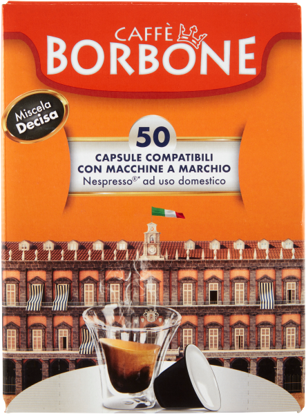 Caffe Borbone Palazzo Decisa 50 Capsule Compaitili Nespreso  1x250g *POS123*
