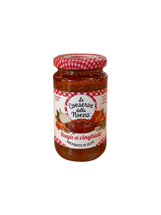 Le Conserve della Nonna Sugo di cinghiale 6x190g *POS34*