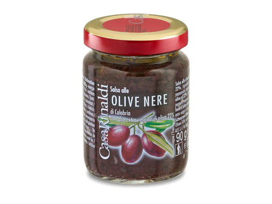 Casa Rinaldi Salsa Olive Nere 12x90g *POS61*