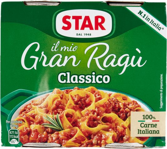 Star  Ragu Carne 12x2x180g *POS30*
