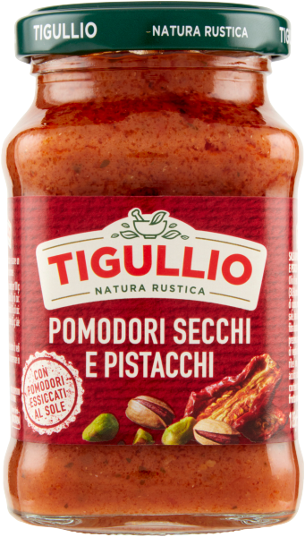 Tigullio Pesto Pomodori secchi Pistacchi 12x185g *POS35*
